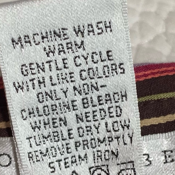 Geoffrey Beene multiple colored blouse shirt top - Picture 7 of 7